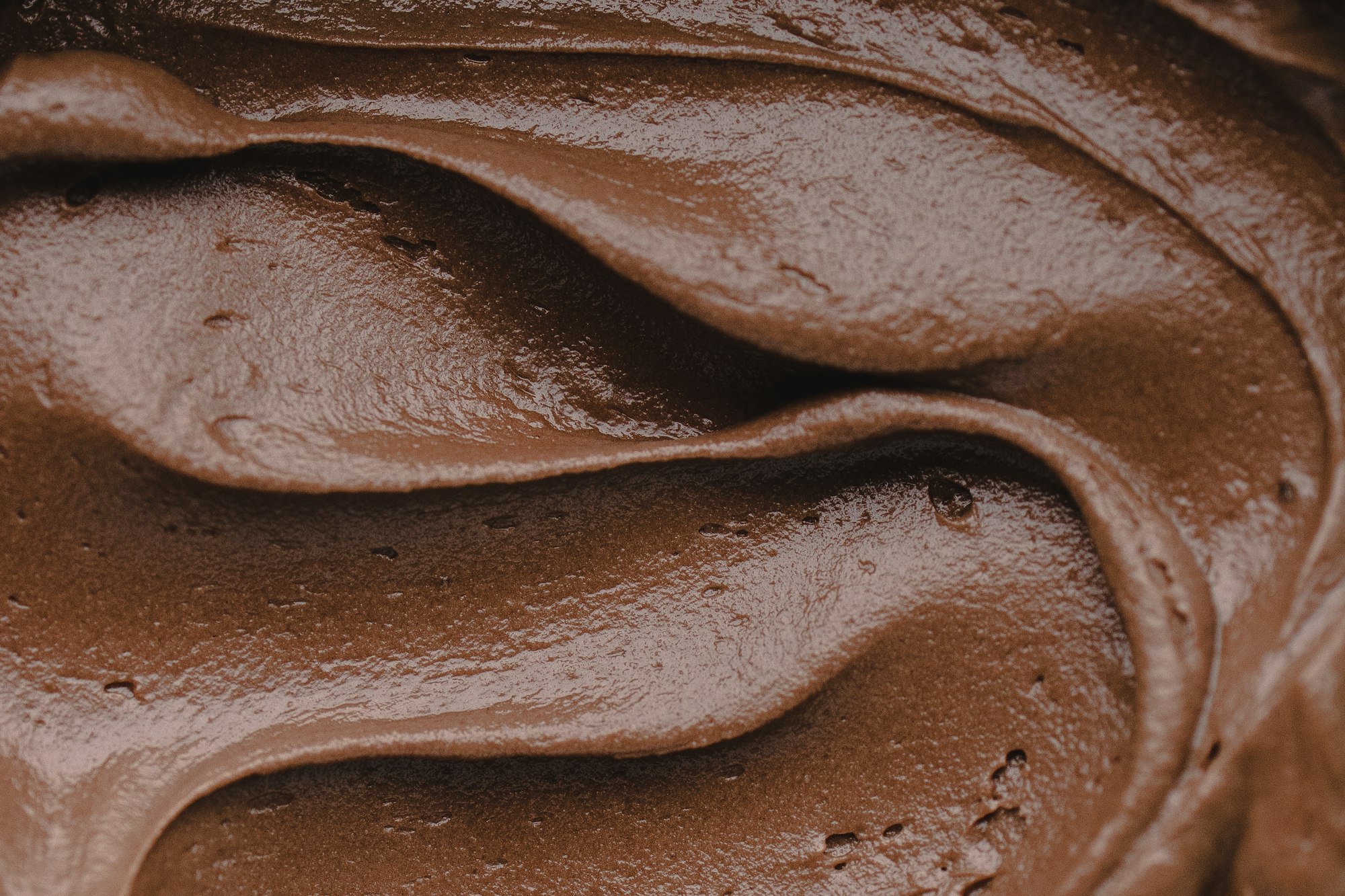 Close-up of chocolate cream