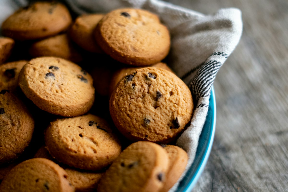 Biscuits in a bowl